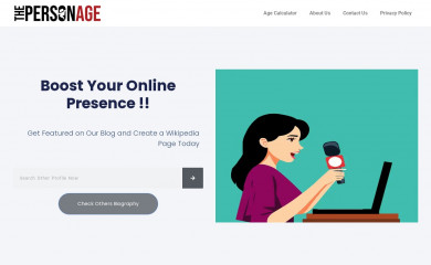 thepersonage.com screenshot