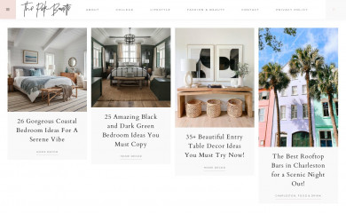 thepinkbrunette.com screenshot