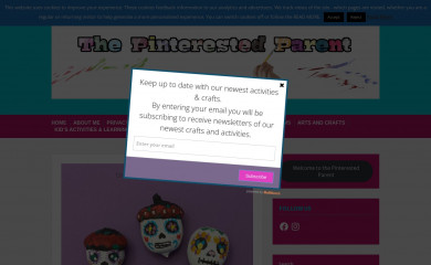 thepinterestedparent.com screenshot