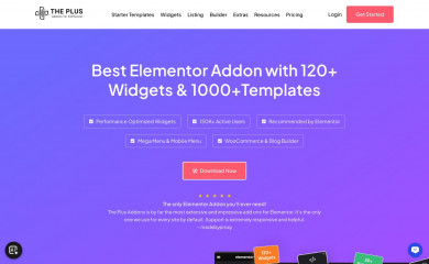 theplusaddons.com screenshot
