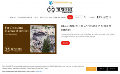 thepopevideo.org screenshot