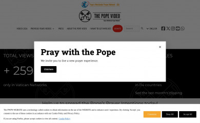 thepopevideo.org screenshot