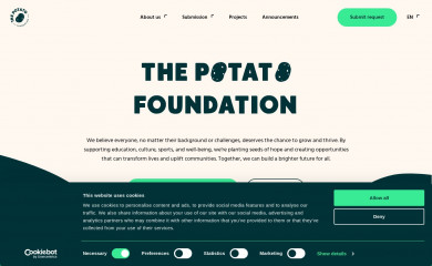 thepotatofoundation.com screenshot