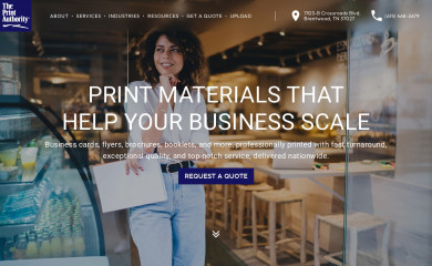 theprintauthority.com screenshot