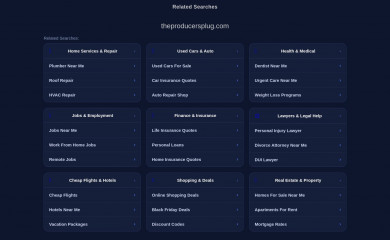 theproducersplug.com screenshot