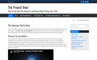 theprojectboat.com screenshot