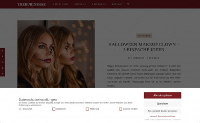 therubinrose.de screenshot