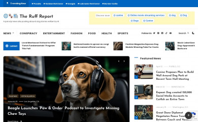 theruffreport.com screenshot