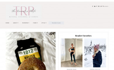 therunnersplate.com screenshot