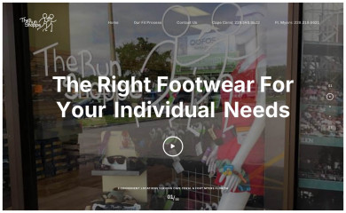 therunshoppe.com screenshot