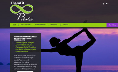 therafitpilates.com screenshot
