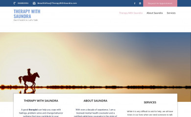 therapywithsaundra.com screenshot