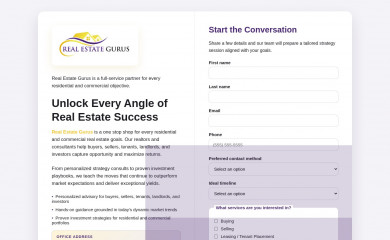 theregurus.com screenshot