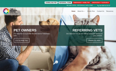 thereferralcentre.co.nz screenshot