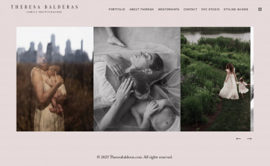 theresabalderas.com screenshot