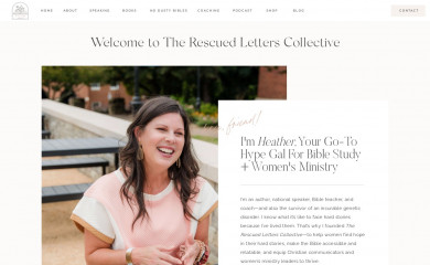 therescuedletters.com screenshot