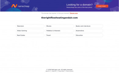 therightflowheatingandair.com screenshot