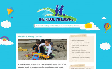theridgechildcare.co.nz screenshot