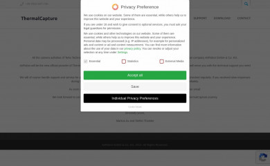 thermalcapture.com screenshot