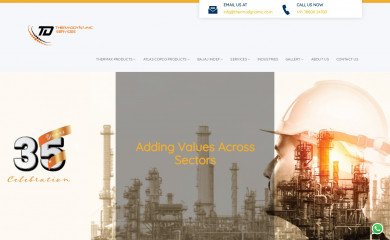 thermodynamic.co.in screenshot