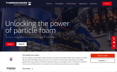 thermoware.com screenshot