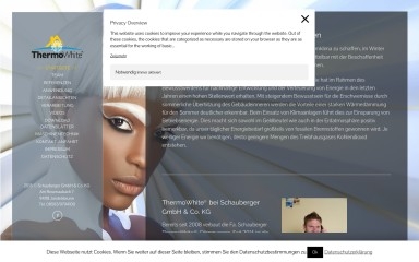 thermowhite-passau.de screenshot