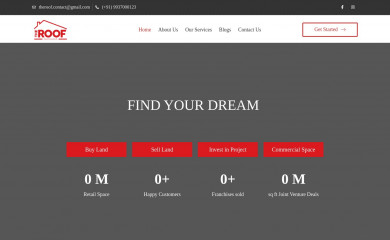 theroof.co.in screenshot