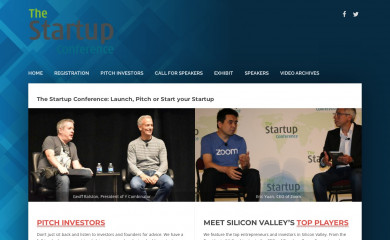 thestartupconference.com screenshot