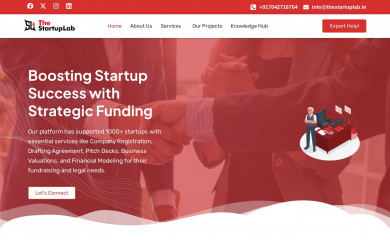 thestartuplab.in screenshot