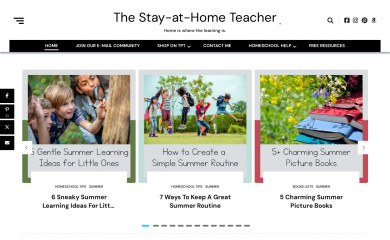thestayathometeacher.com screenshot