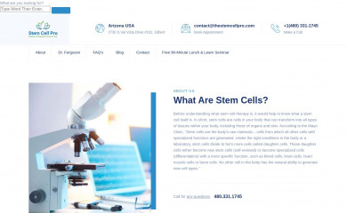 thestemcellpro.com screenshot