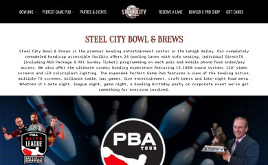 thesteelcitybowl.com screenshot