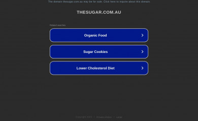 thesugar.com.au screenshot