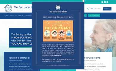 thesunhomehealth.com screenshot