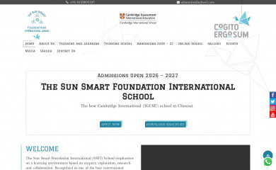thesunsmartfoundation.org screenshot