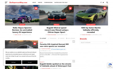 thesupercarblog.com screenshot