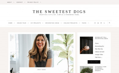 thesweetestdigs.com screenshot