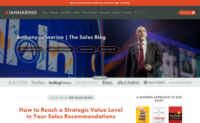 http://thesalesblog.com screenshot