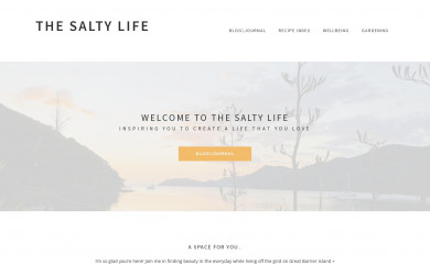 thesaltylife.co.nz screenshot