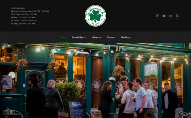theshamrockinn.dk screenshot