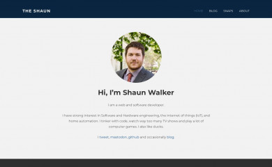 theshaun.com screenshot