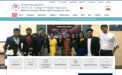 thesiacollege.edu.in screenshot