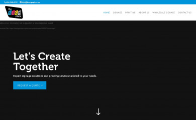 thesignplace.ca screenshot