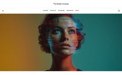 thesimplecompany.com screenshot