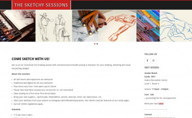 thesketchysessions.com.au screenshot