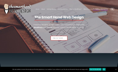 thesmarthandwebdesign.co.uk screenshot