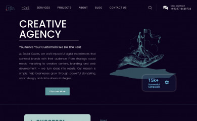 thesocialcubes.com screenshot