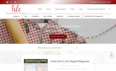 thesouthernladycooks.com screenshot