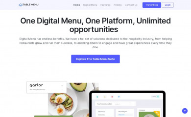 thetablemenu.co.uk screenshot