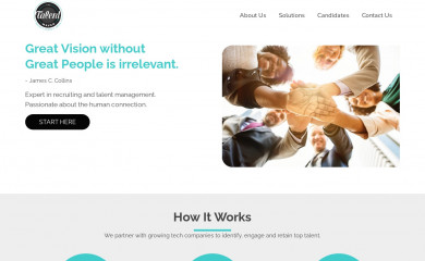 thetalentmaven.com screenshot